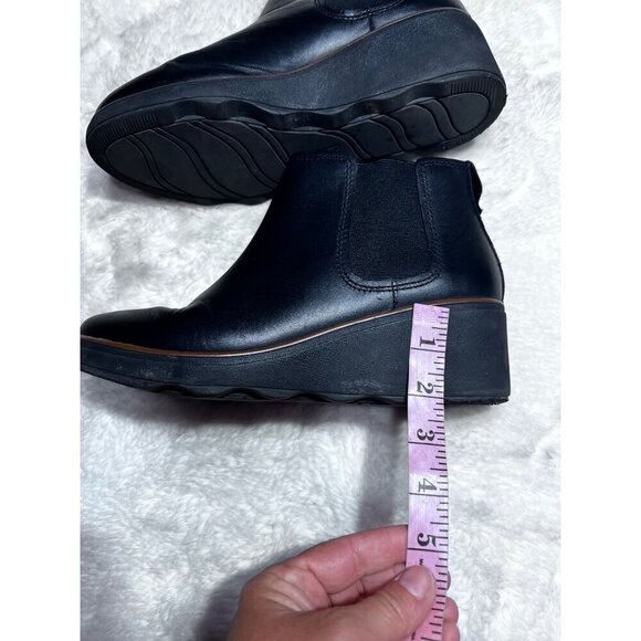 Clark’s Mazy Tisbury black boot women size 9 - Picture 5 of 7